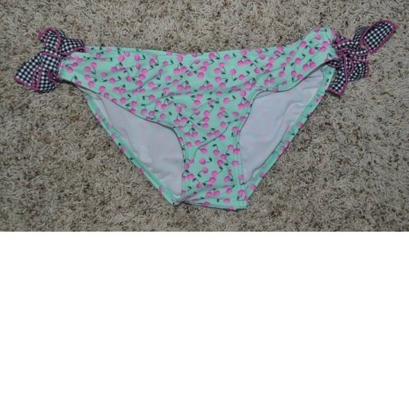 *Swimsuit Candies sz 12 Black Green 3 Pc Bikini Bottoms, Skirt & Coverup Girls - Picture 5 of 7